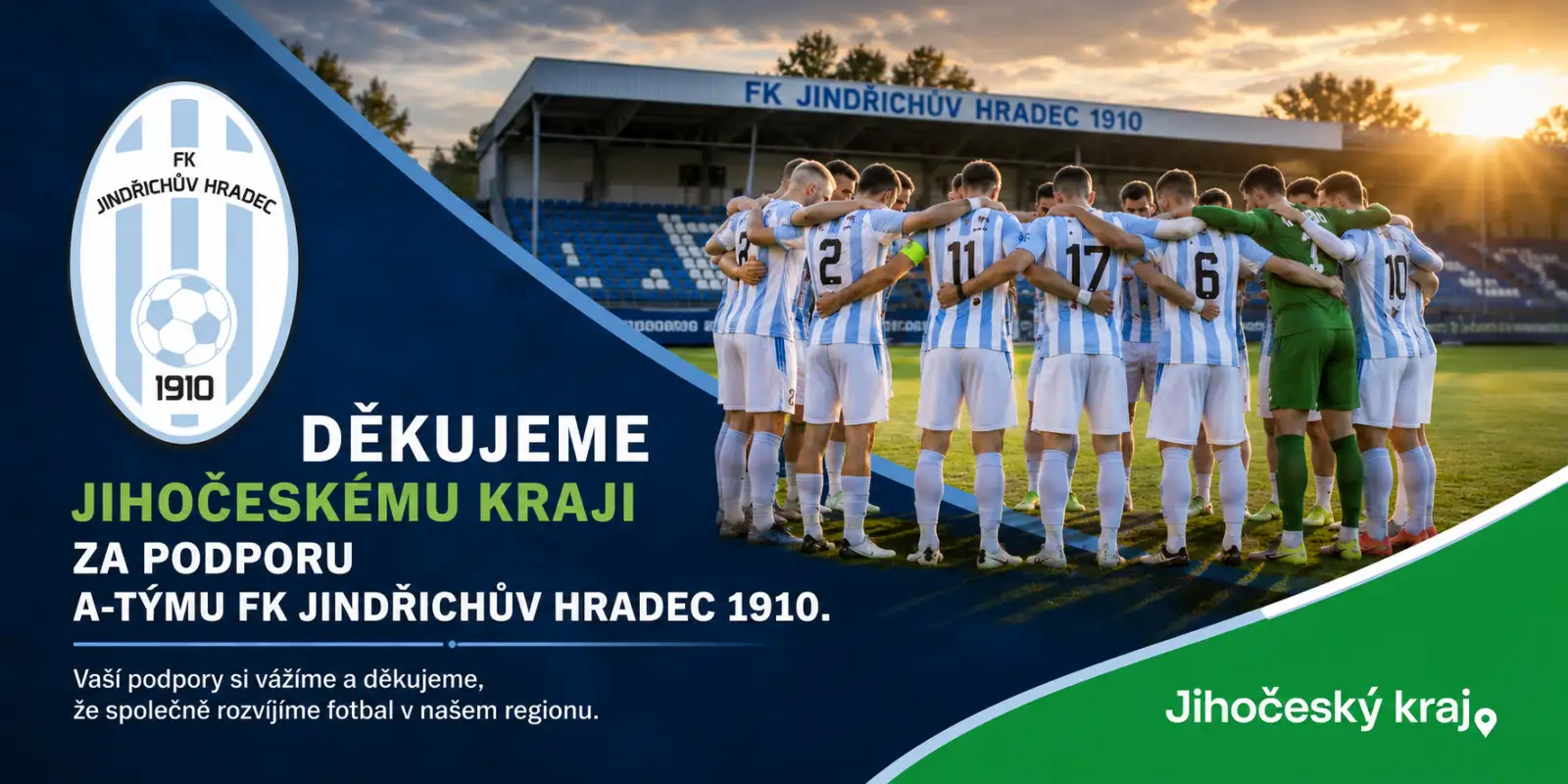 A-tým děkuje za podporu Jihočeskému kraji
