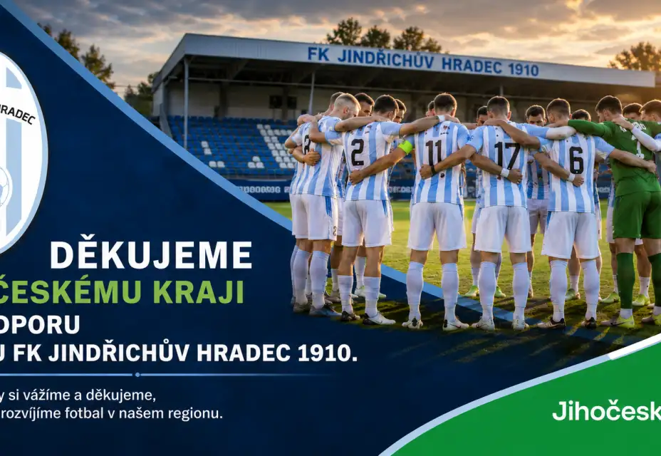 A-tým děkuje za podporu Jihočeskému kraji
