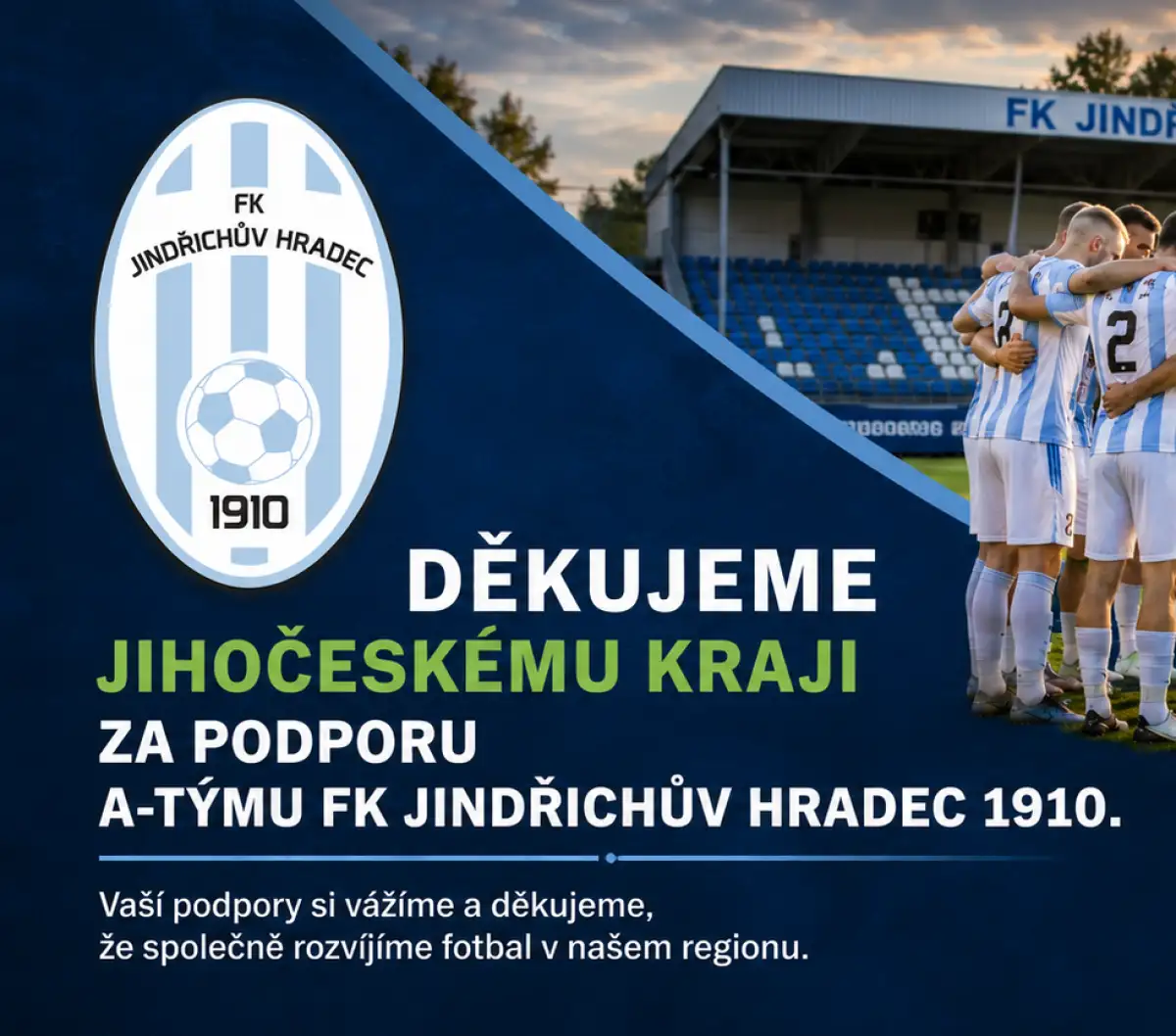 A-tým děkuje za podporu Jihočeskému kraji