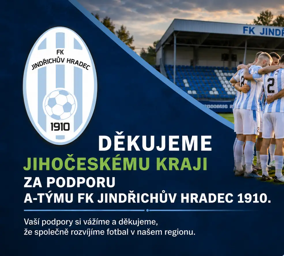 A-tým děkuje za podporu Jihočeskému kraji