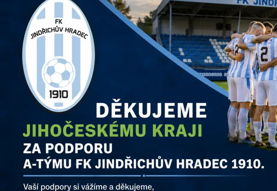 A-tým děkuje za podporu Jihočeskému kraji
