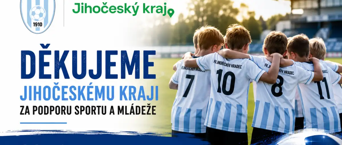 Děkujeme za podporu Jihočeskému kraji!