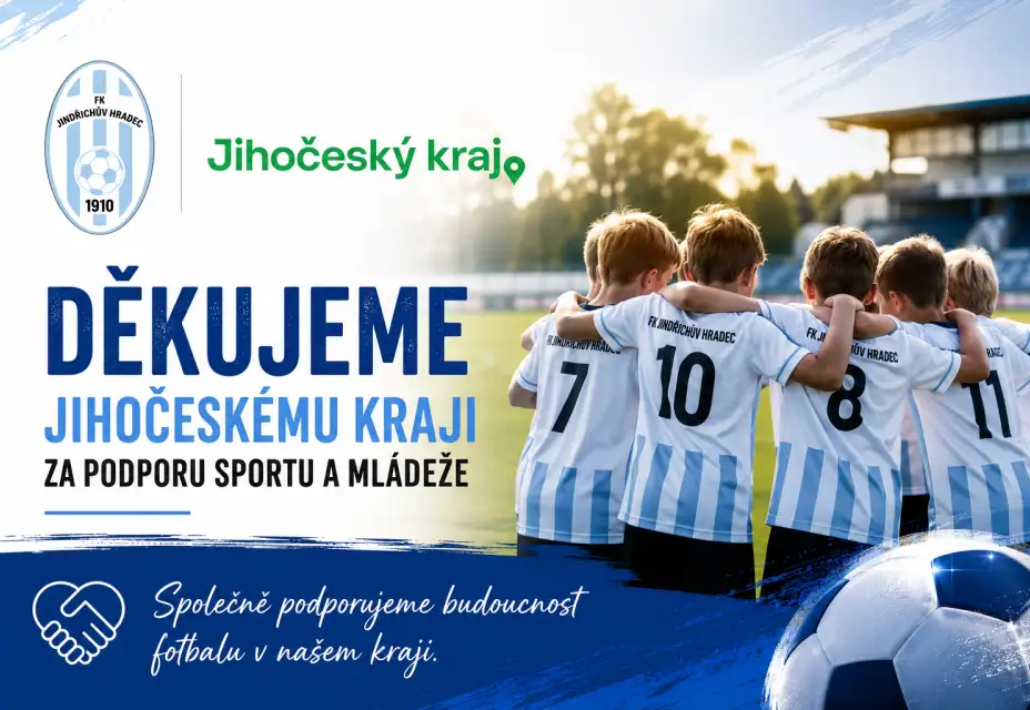 Děkujeme za podporu Jihočeskému kraji!
